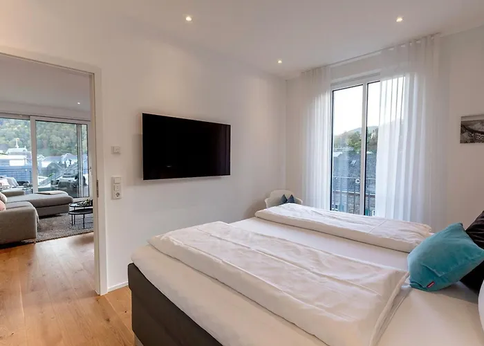 Moselroyal Neu Luxus 2-4 P- Moselblick Klima By Interhome Daire